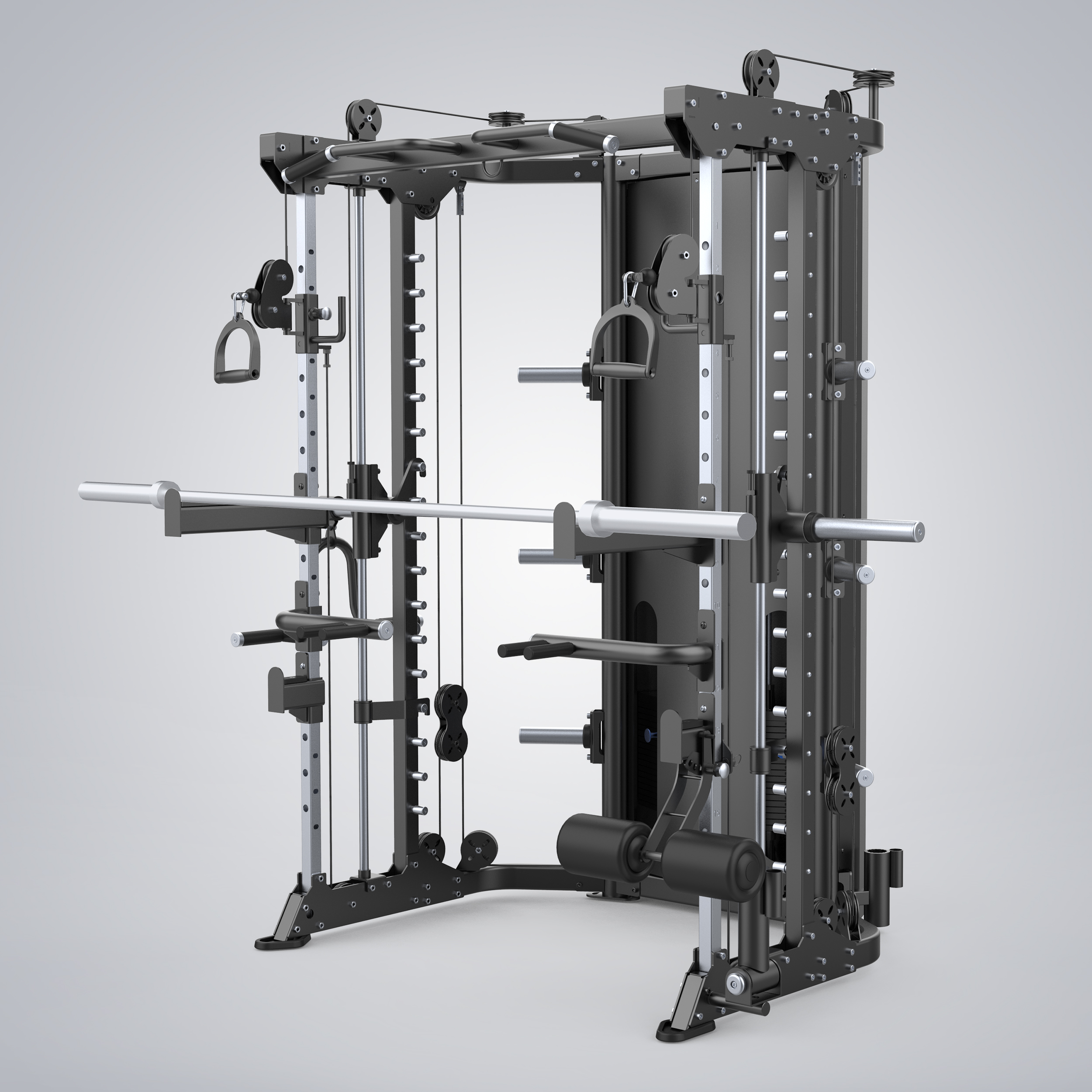 Wholesale Manufacturing Companies for Wholesale Gym Equipment Body Building Multifunctional Power Cage Squat Rack Smith Machine Fitness Equipment Manufacturer and Supplier DHZ